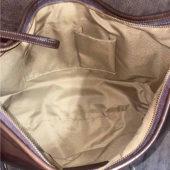 NWOT Authentic Vintage Hobo COACH original Dark Brown & Matching Logo Wallet - Picture 8 of 14